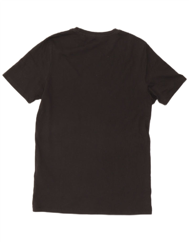 Jack & Jones Mens Graphic T-Shirt Top Large Black