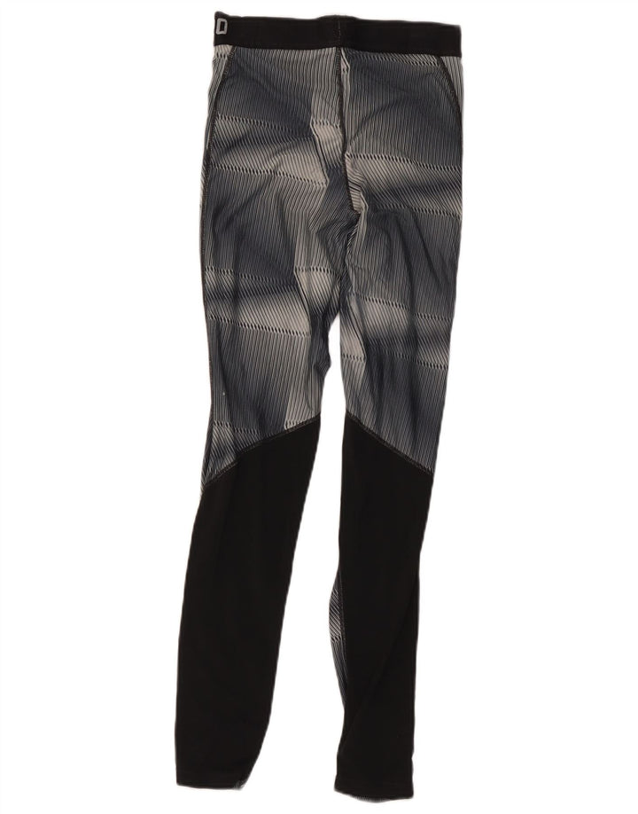 Nike Boys Graphic Leggings 10-11 Years Grey Colourblock Polyester
