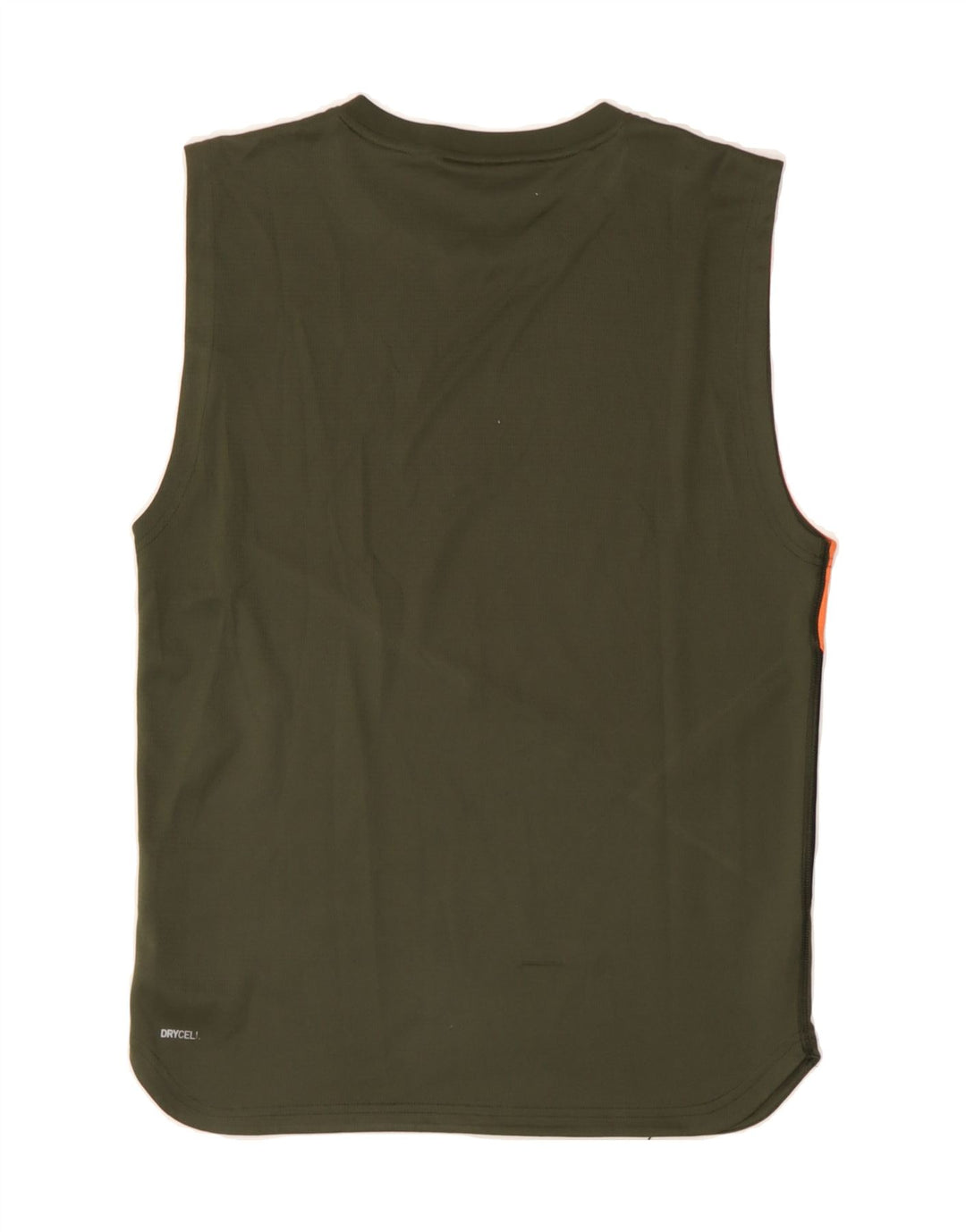 PUMA Mens Vest Top Small Orange Colourblock Polyester Vintage Puma and Second-Hand Puma from Messina Hembry 