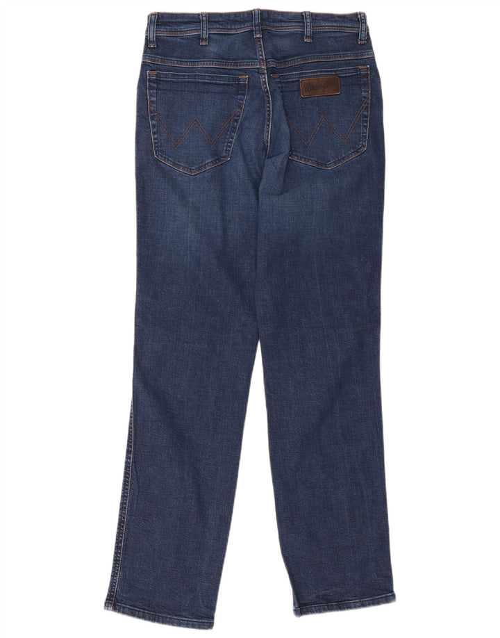 Wrangler Mens Texas Straight Jeans W32 L34 Blue