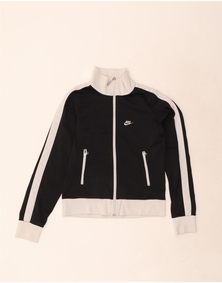 Nike Survêtement complet pour femme UK 8/10 Petit Noir Colorblock Polyester