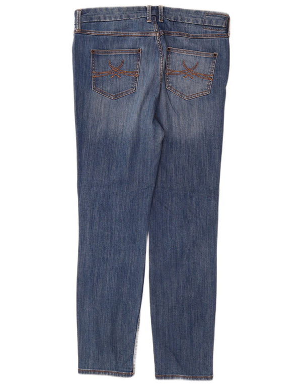 Marks & Spencer Damen Skinny Jeans UK 16 Large W34 L30 Blaue Baumwolle