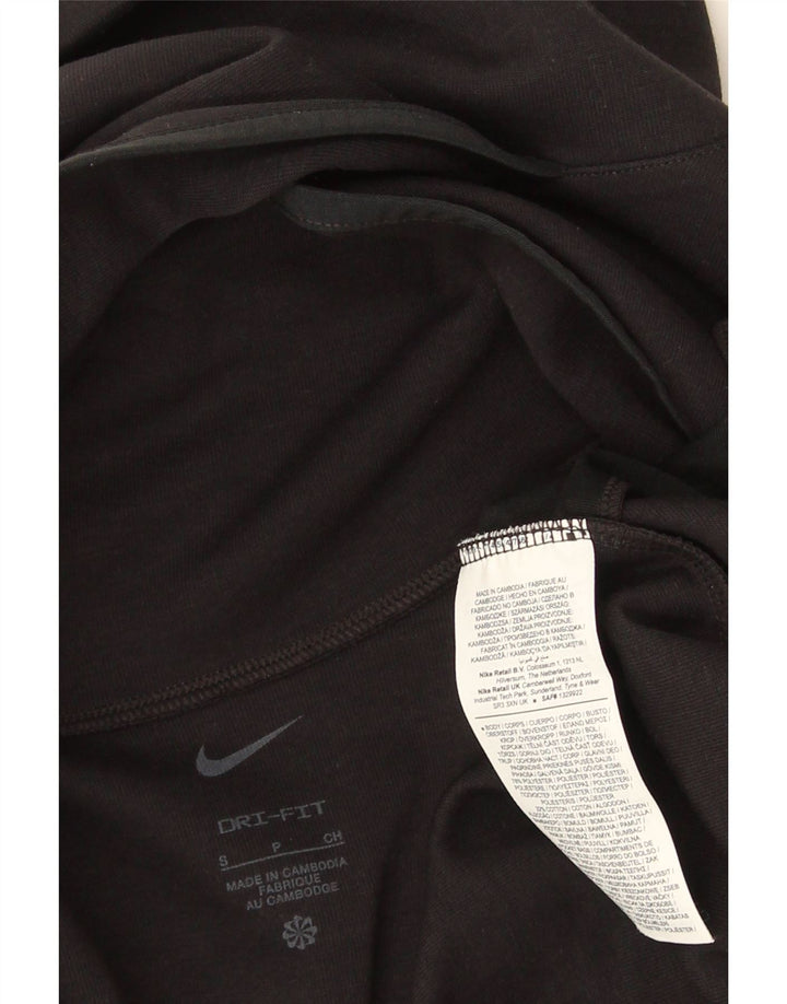 Nike Herren Dri Fit Top Langarm Small Schwarz Polyester