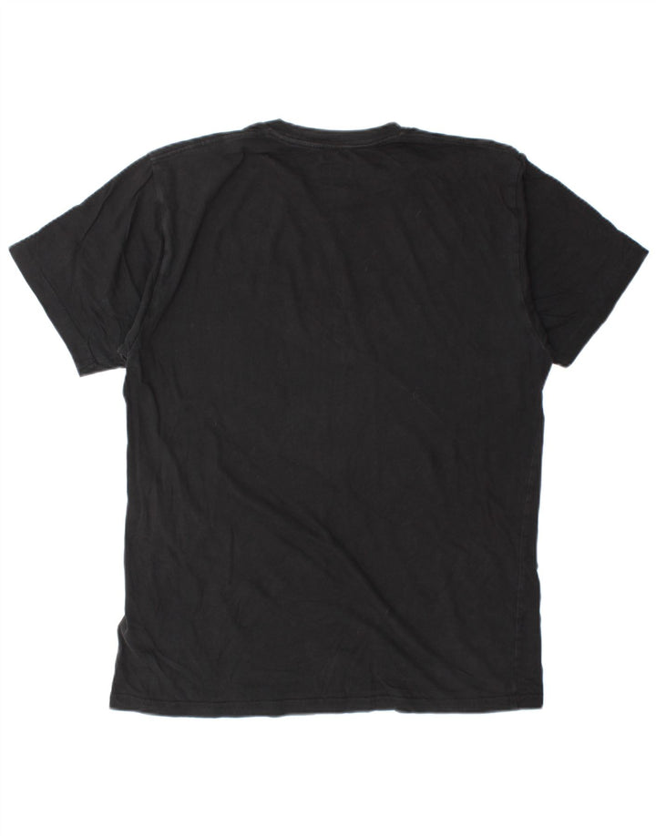 Vans Mens Classic Fit T-Shirt Top Medium Black Cotton