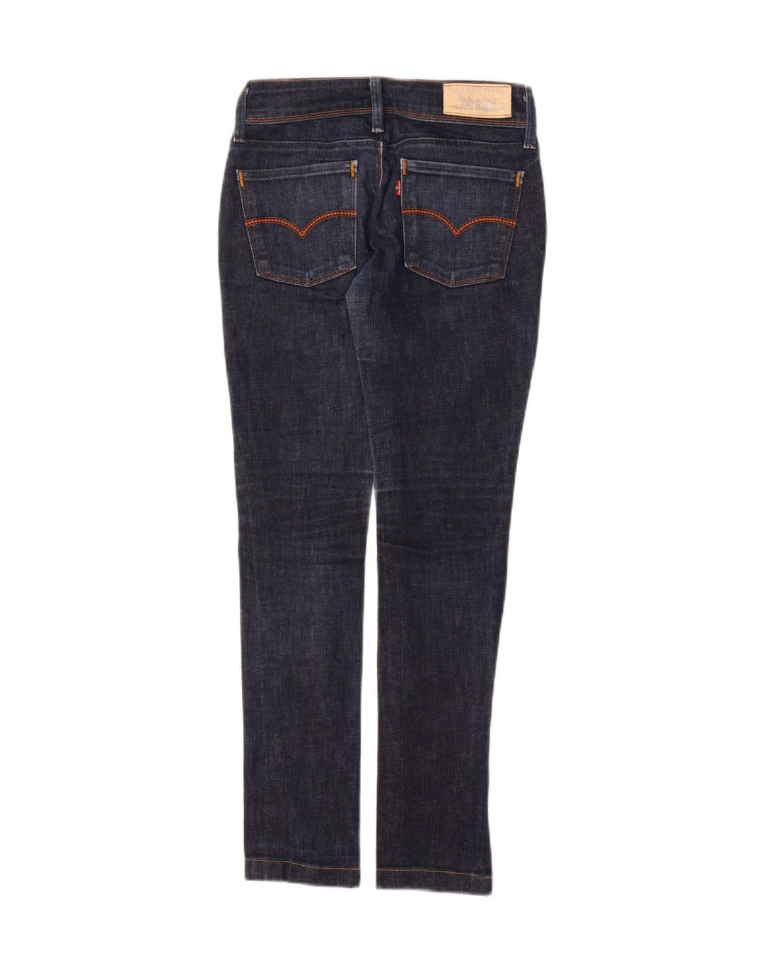LEVI'S Womens Skinny Jeans W26 L28 Navy Blue Vintage Levi's and Second-Hand Levi's from Messina Hembry 
