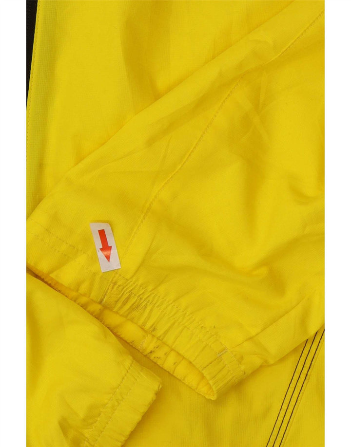 Adidas Veste de pluie Clima Proof pour homme UK 40 Large Jaune Polyester