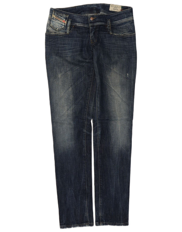 Diesel Damen Matic Low Waist Slim Jeans W29 L32 Blaue Baumwolle