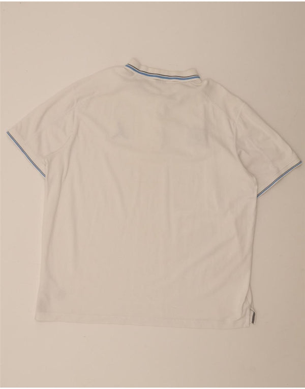 Ανδρικό μπλουζάκι Nike Dri Fit Polo 2XL Λευκό βαμβακερό ριγέ