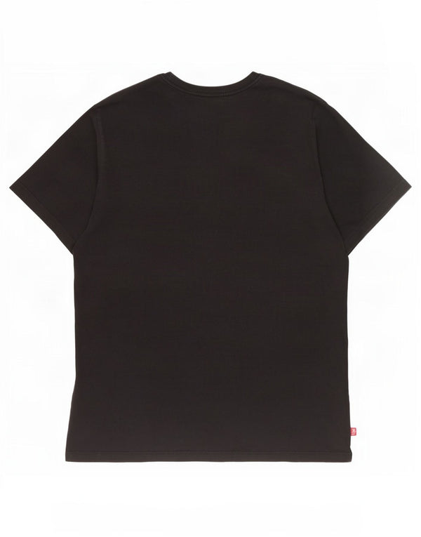 Levi's T-Shirt Graphique Homme Noir Large Coton