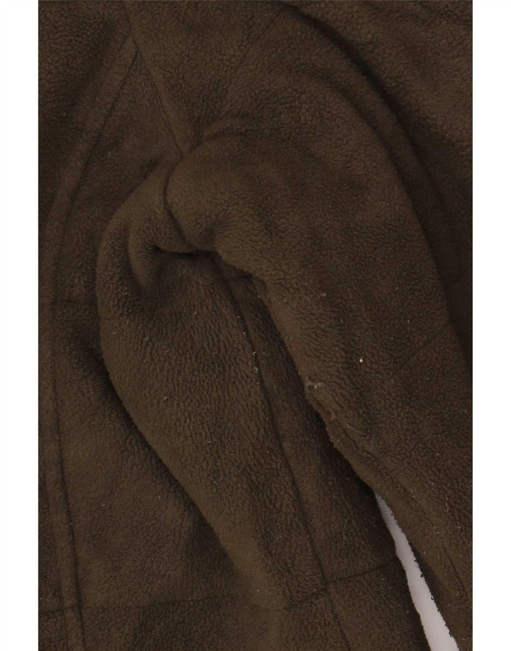 Marks & Spencer Chaqueta polar para mujer UK 12 Poliéster verde medio