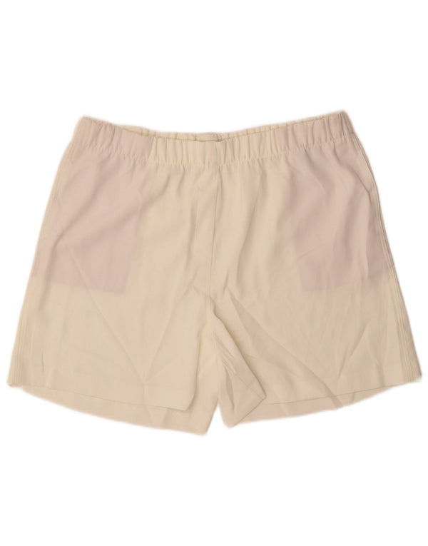 Marks & Spencer Womens Chino Shorts UK 18 XL W38  Off White Polyester