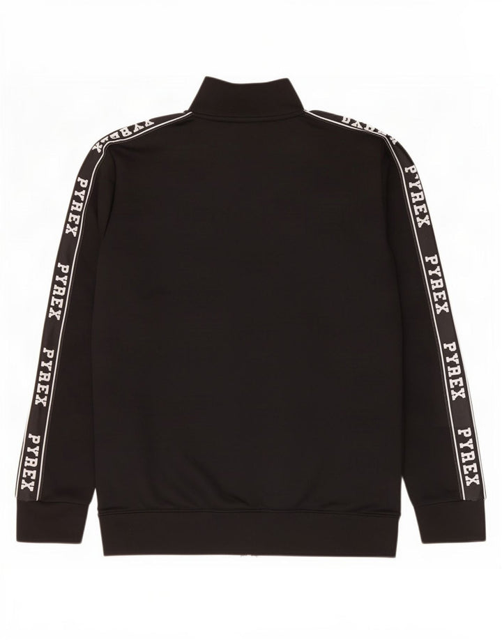Μπουφάν Pyrex Boys Graphic αθλητική φόρμα 13-14 ετών 2XL μαύρο πολυεστέρα