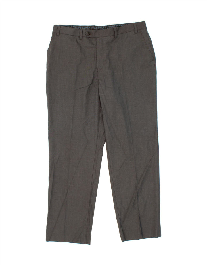 MICHAEL KORS Mens Slim Suit Trousers W36 L29 Grey Polyester Vintage Michael Kors and Second-Hand Michael Kors from Messina Hembry 