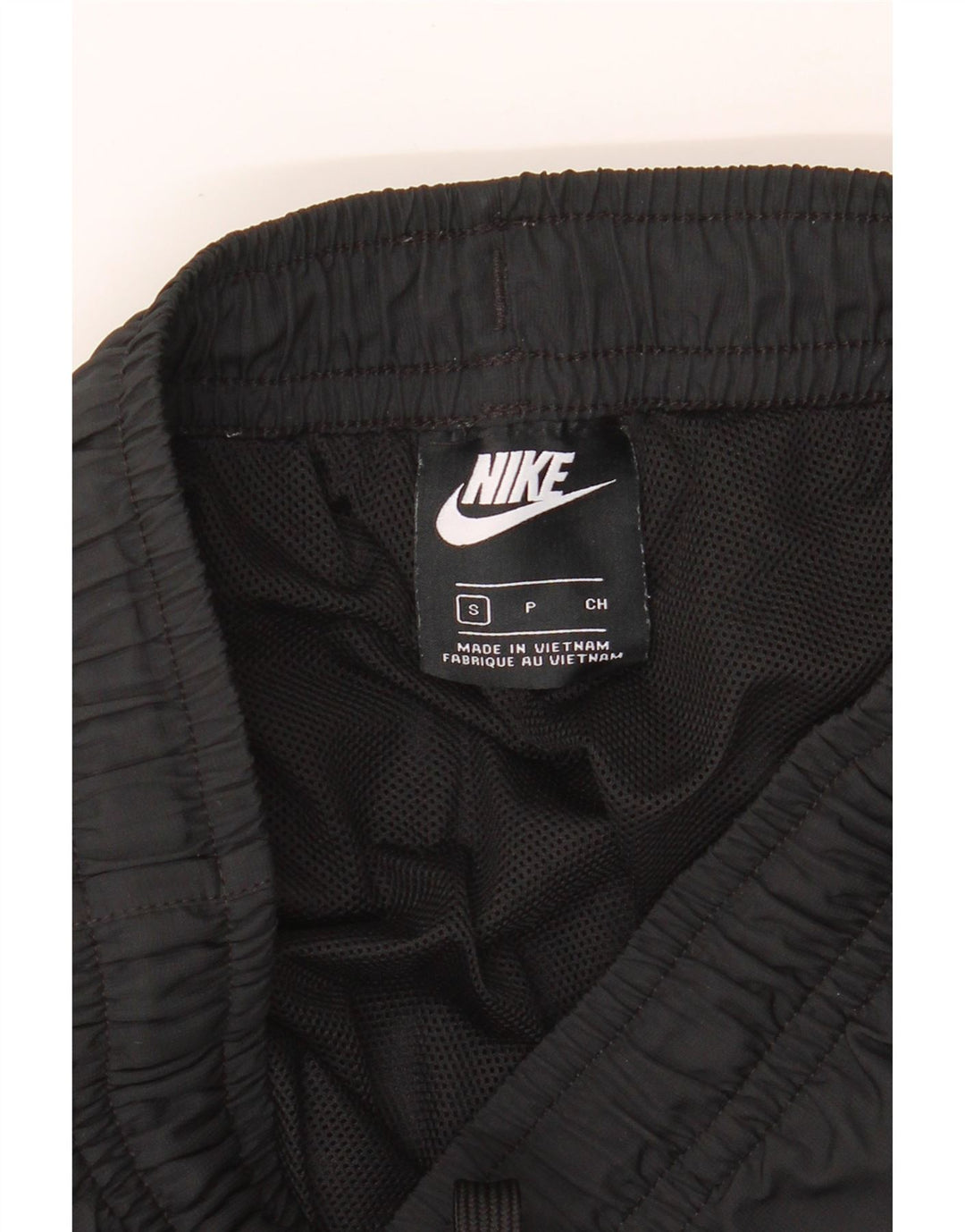 NIKE Mens Tracksuit Trousers Joggers Small  Black Polyester Vintage Nike and Second-Hand Nike from Messina Hembry 