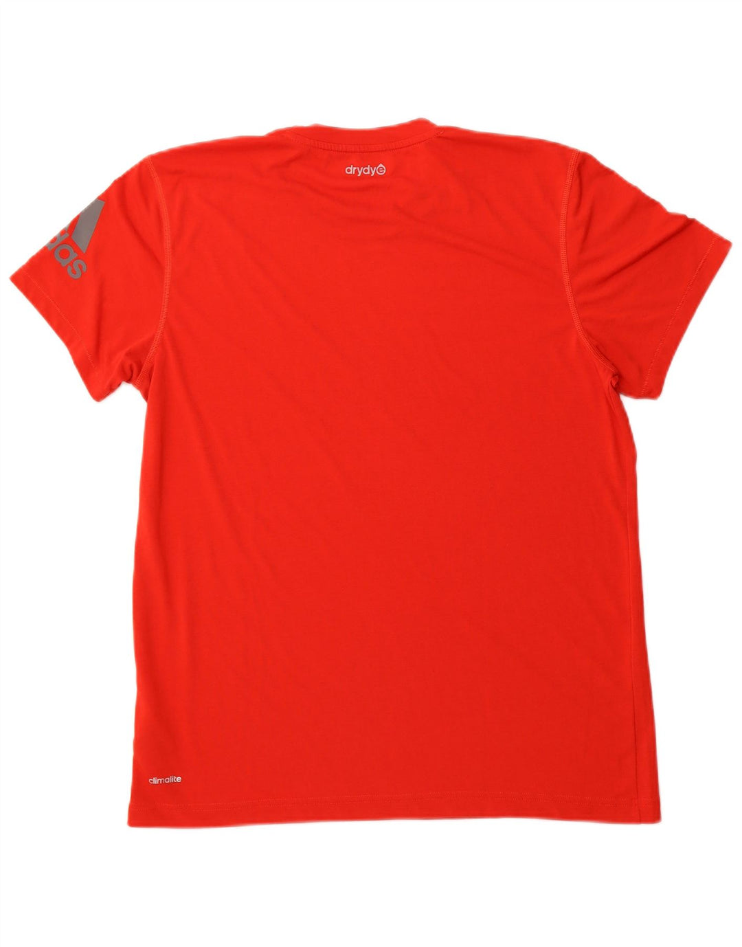 ADIDAS Mens T-Shirt Top Large Red Polyester
