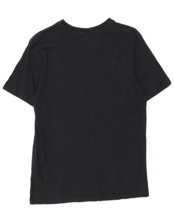 Nike Herren T-Shirt Top Small Schwarz Baumwolle
