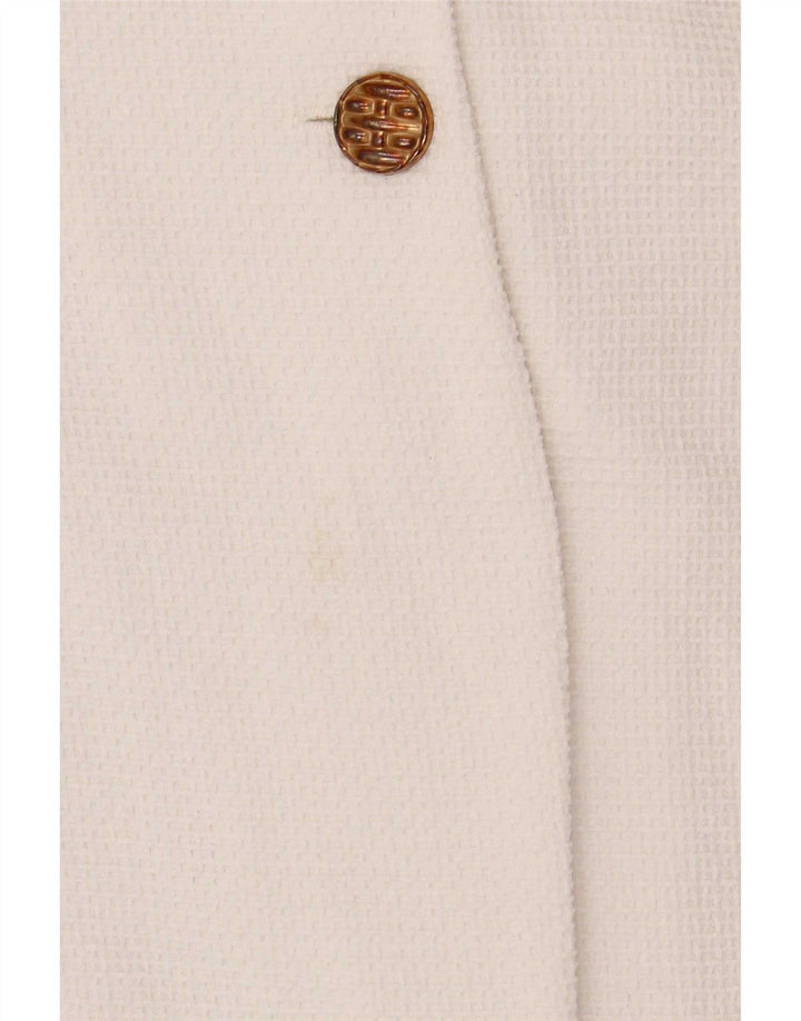 Zara Womens Bolero Jacket UK 16 Large White Polyester