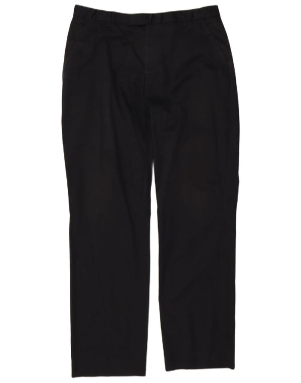 Мужские прямые брюки Ted Baker W34 L30, черные, хлопковые