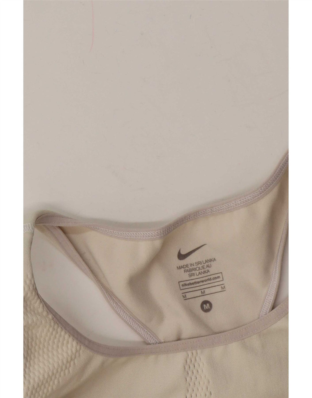 Nike Débardeur Femme UK 12 Medium Off White