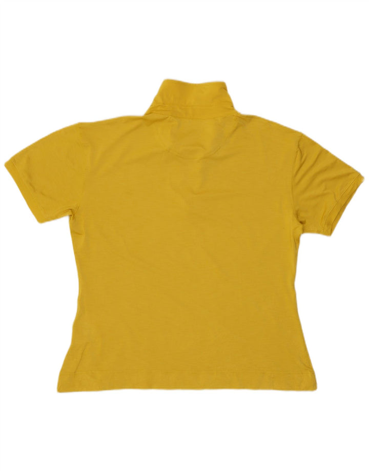 Fila Womens Polo Shirt UK 18 XL Yellow Polyester