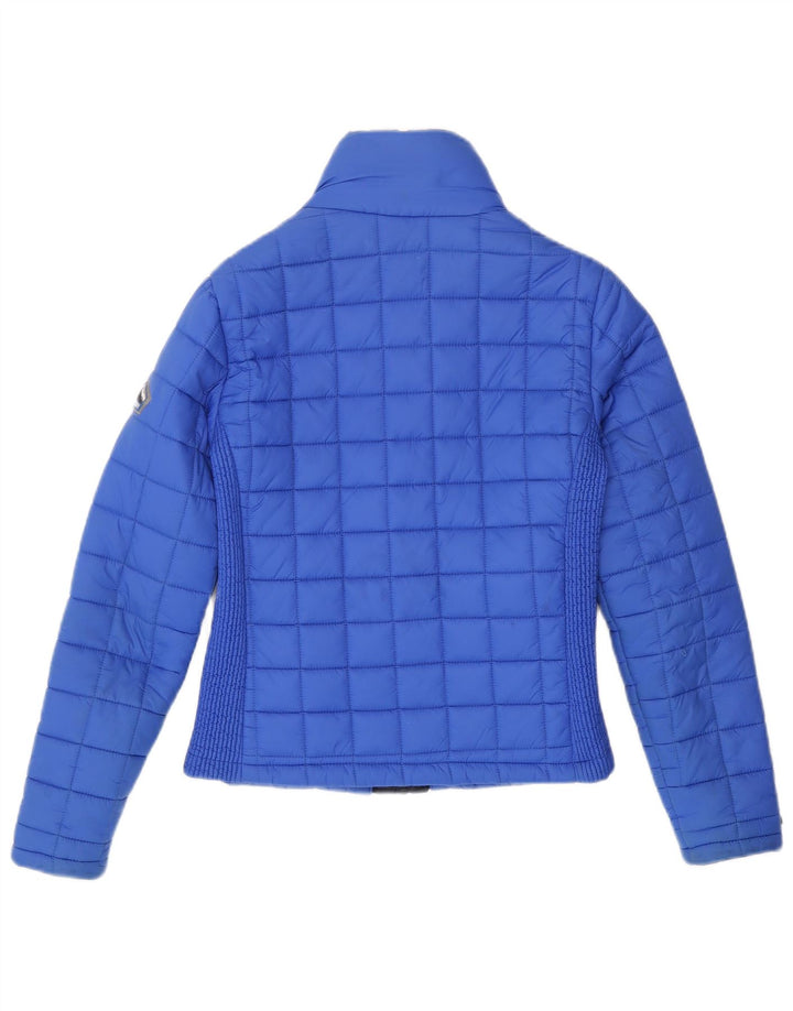 Giacca imbottita da donna SUPERDRY UK 10 piccola poliestere blu
