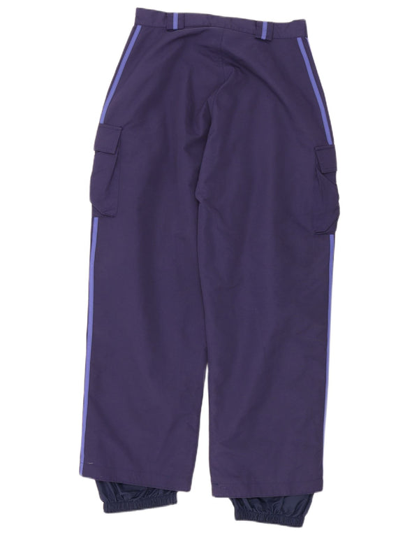 Adidas Mens Graphic Cargo Ski Trousers UK 34/36 Small Navy Blue Polyamide