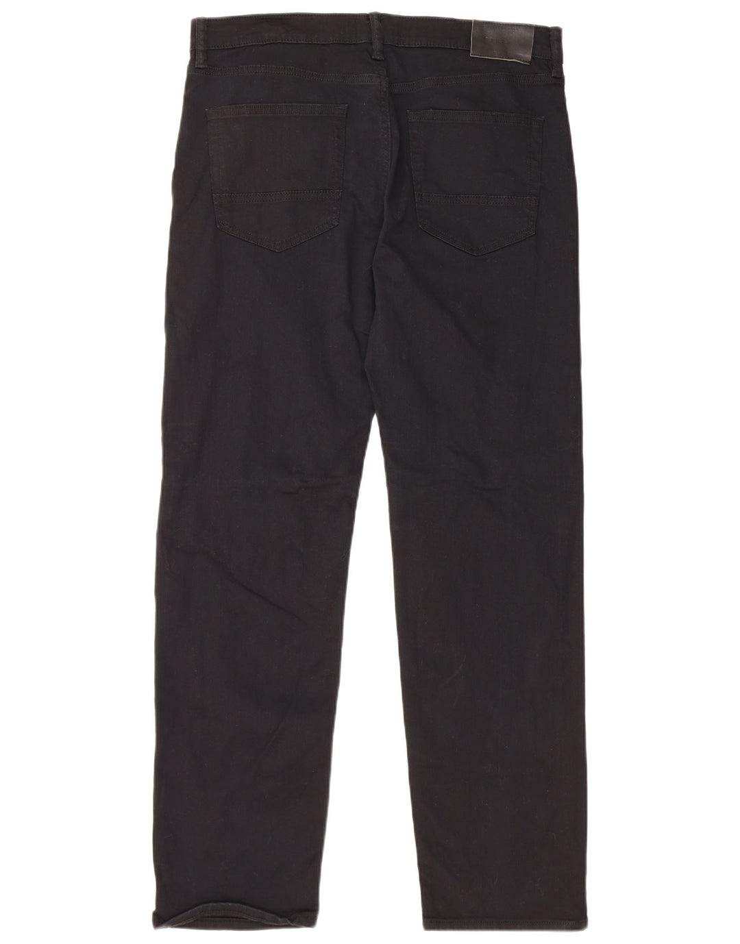 MARKS & SPENCER Jeans dritti da uomo W34 L31 cotone nero