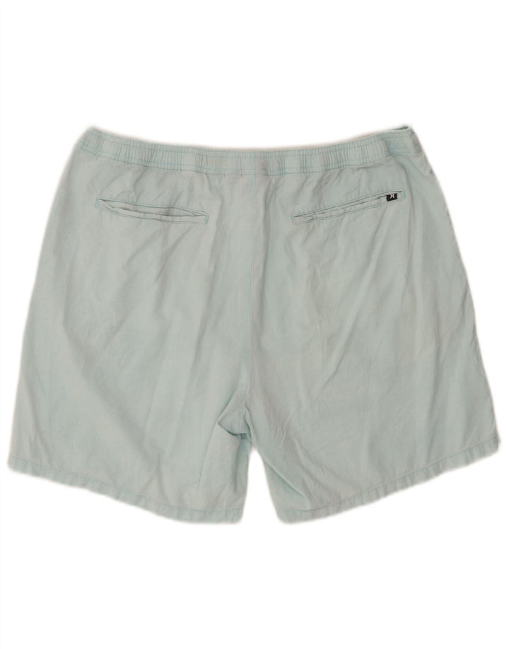 Hurley Mens Chino Shorts Large W36  Blue Cotton