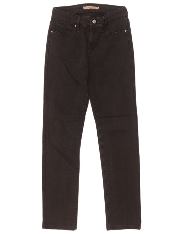 Levi's Womens 712 Slim Jeans W25 L29 Sort