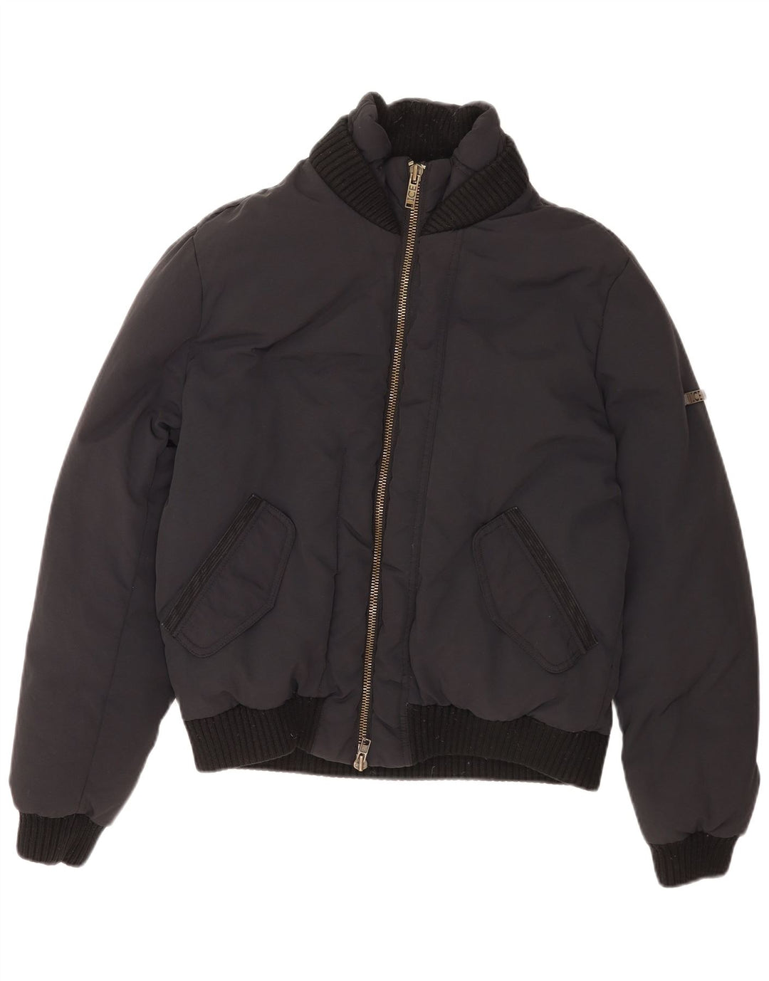 Iceberg Womens Padded Jacket IT 52 2XL Black