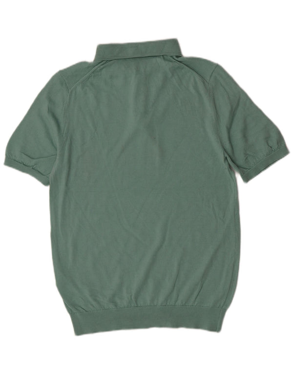 Reiss Herren-Poloshirt aus mittelgrüner Wolle