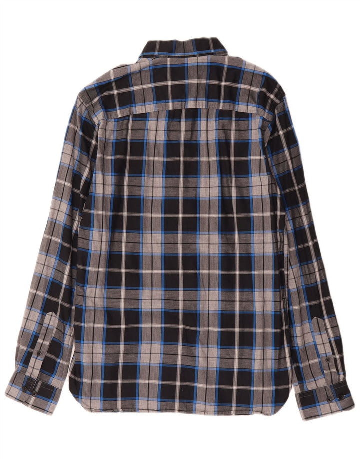 Męska koszula flanelowa Jack & Jones w średnią wielobarwną kratkę, bawełniana