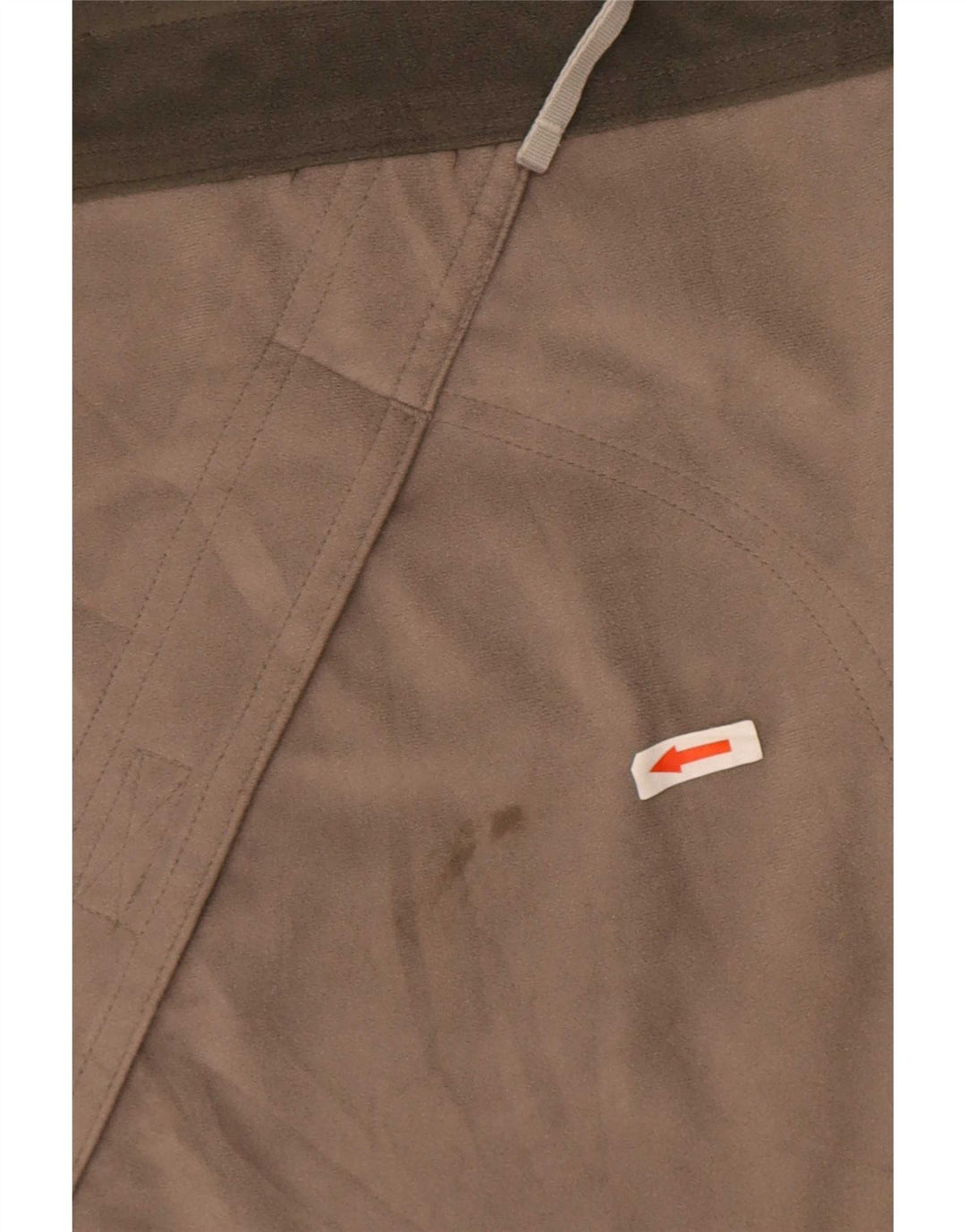 Diadora Mens Tracksuit Top Jacket UK 38 Medium Brown Colourblock Polyester