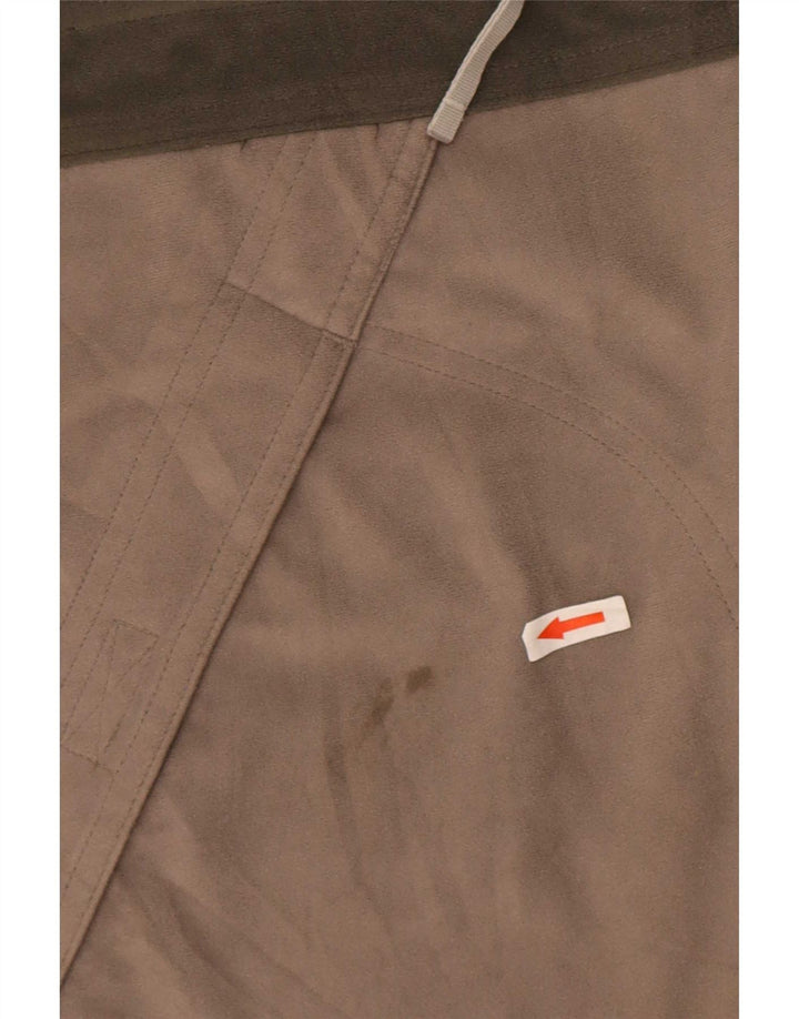 Diadora Mens Tracksuit Top Jacket UK 38 Medium Brown Colourblock Polyester