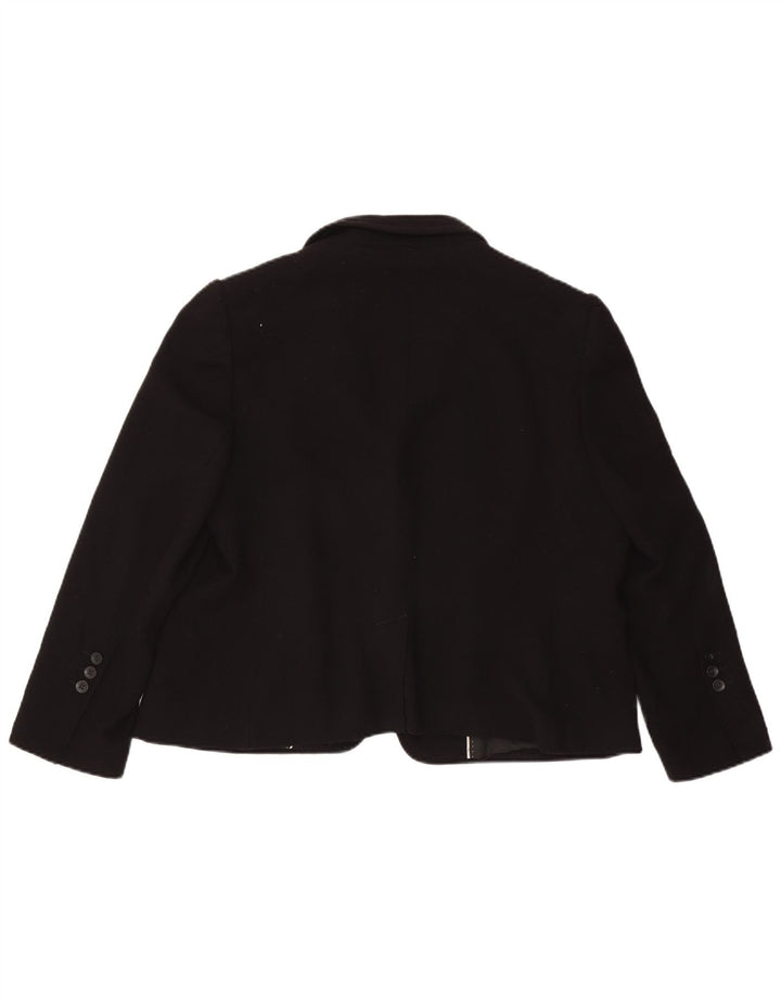 Marks & Spencer Womens 1 Button Blazer Jacket UK 22 3XL Black