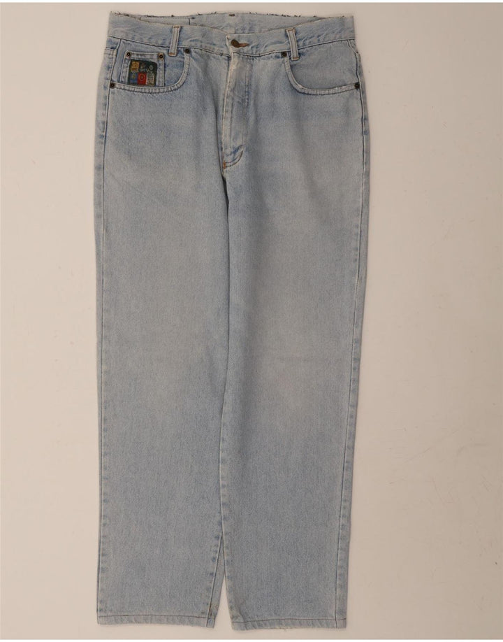 WAMPUM Womens Straight Jeans W32 L30 Blue Vintage Wampum and Second-Hand Wampum from Messina Hembry 