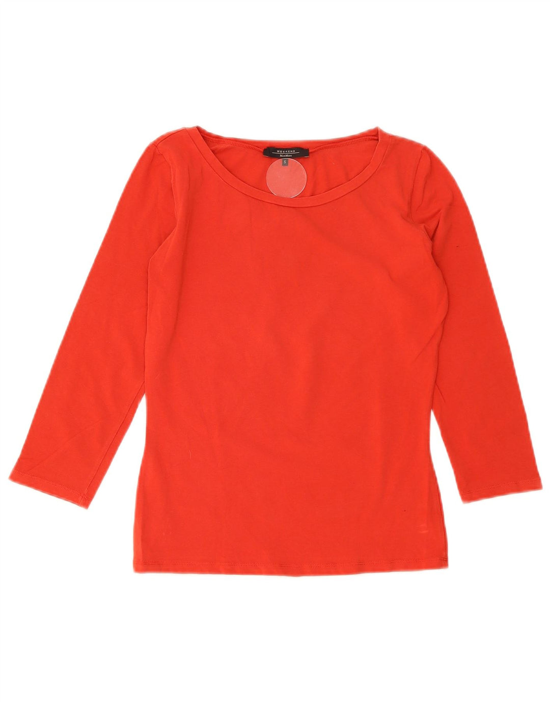 Max Mara Womens Weekend Top 3/4 Sleeve UK 10 Small Red
