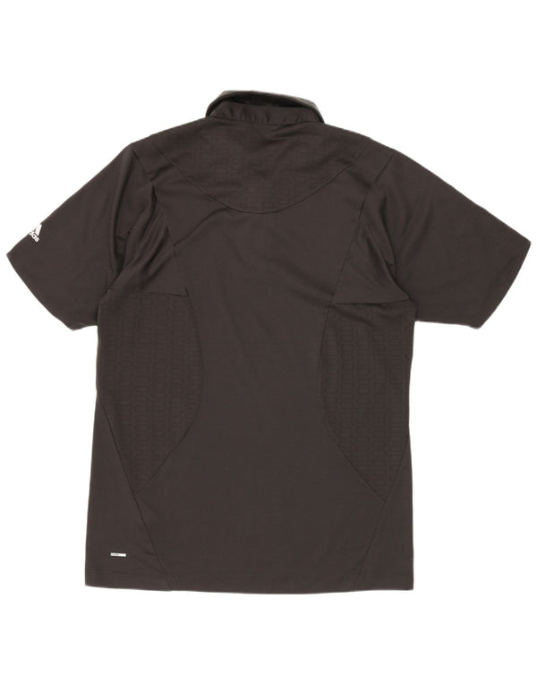 Adidas Poloshirt til mænd Medium Sort Polyester Sports