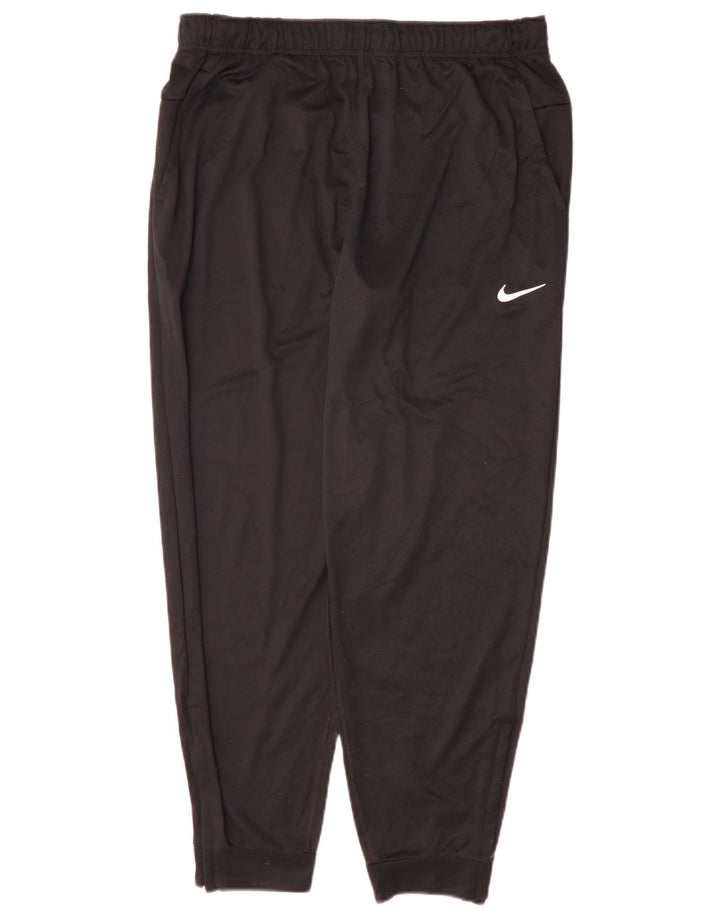 Nike Pantalon de survêtement pour homme Pantalon de jogging Large Noir Polyester