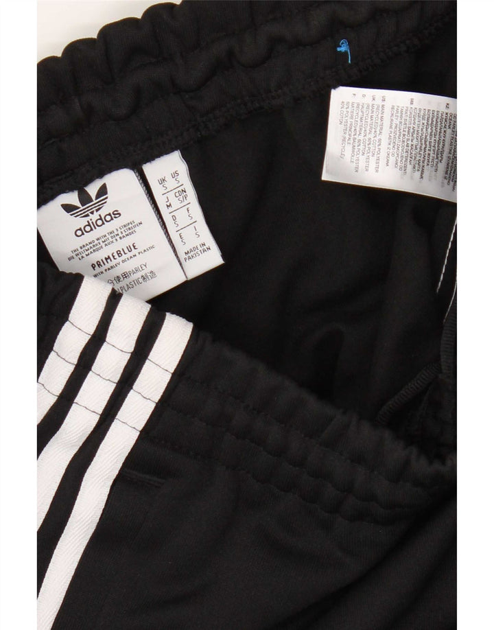 Adidas Mens Tracksuit Trousers Joggers Small Black Polyester