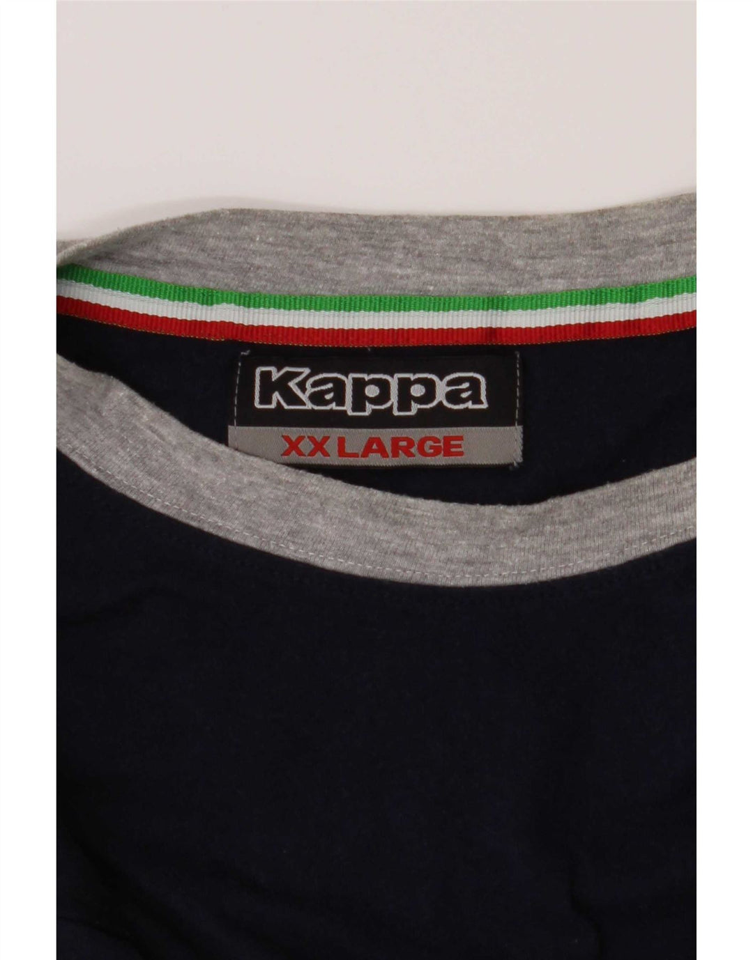 Kappa Mens T-Shirt Top 2XL Navy Blue