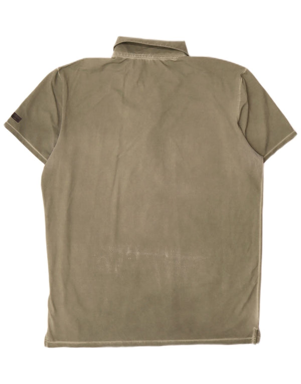 Reebok Polo Homme IT 54 XL Kaki Polyamide