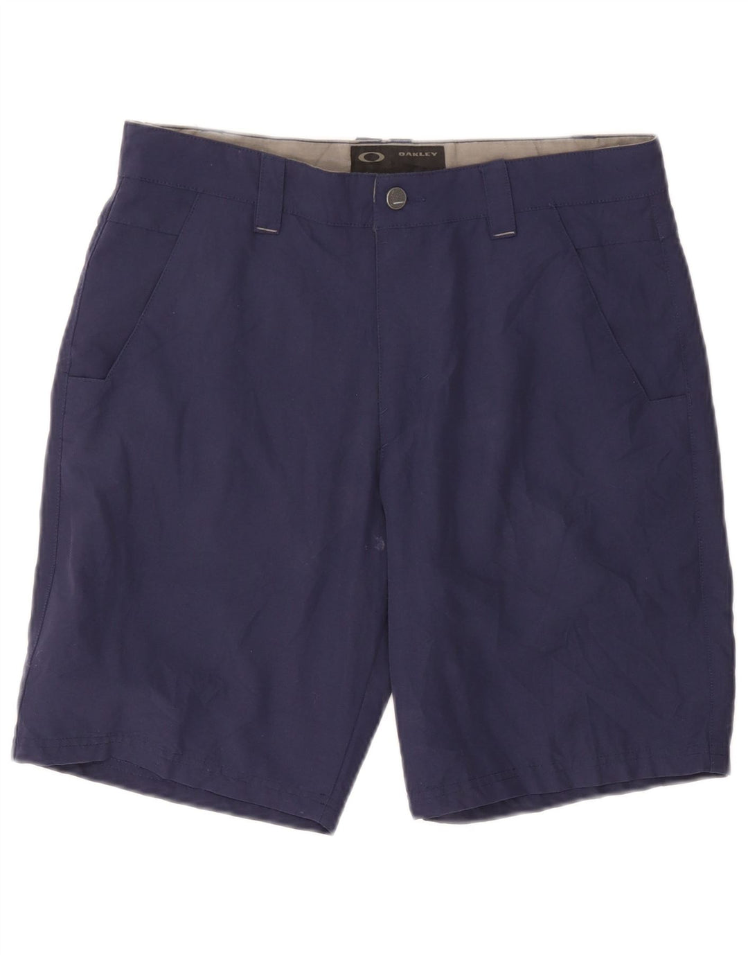 Oakley Mens Chino Shorts W32 Medium Navy Blue