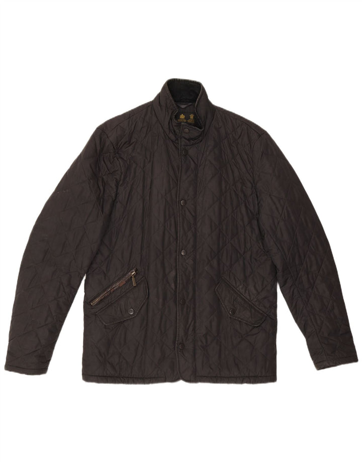 Barbour Mens Quilted Jacket UK 36 Small Black