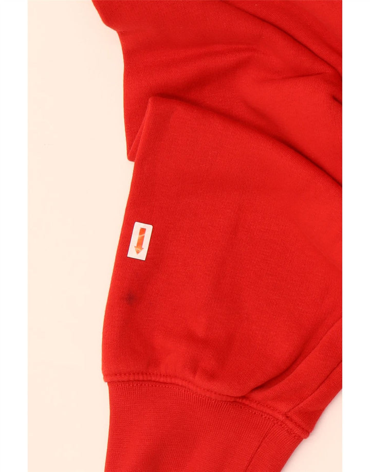 Champion Mens Graphic Sweatshirt Jumper Large Red Cotton