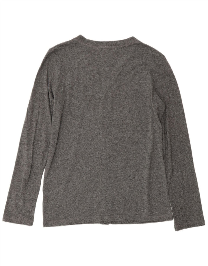 Carhartt Womens Cardigan Sweater UK 14 Medium Grey Cotton