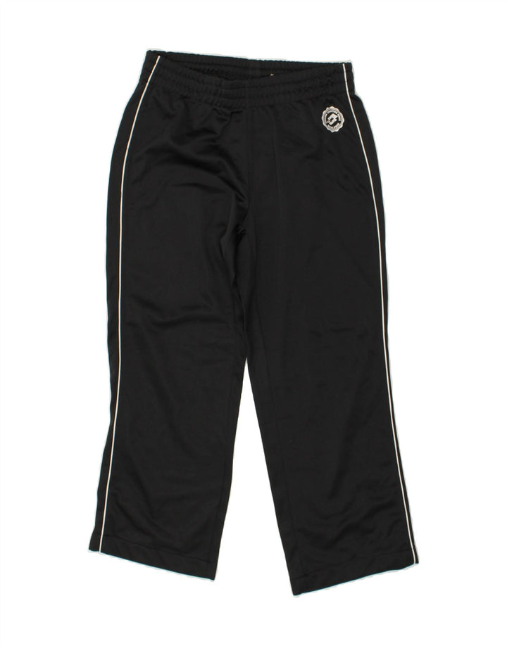 LOTTO Boys Tracksuit Trousers 10-11 Years Black Polyester | Vintage Lotto | Thrift | Second-Hand Lotto | Used Clothing | Messina Hembry 
