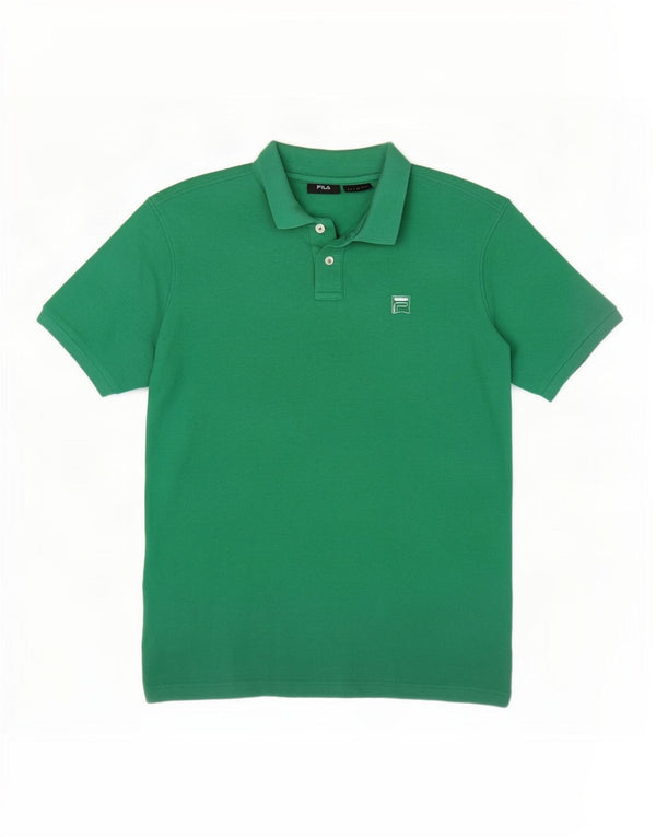 Fila Polo Homme Grand Vert Coton
