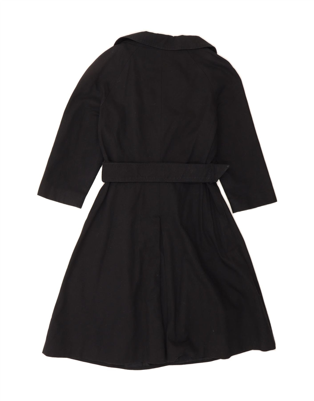 OASIS Womens Overcoat UK 14 Medium Black Cotton Vintage Oasis and Second-Hand Oasis from Messina Hembry 