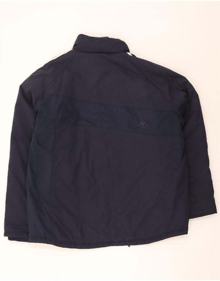 Adidas Veste rembourrée pour homme UK 42 XL Bleu marine Polyester